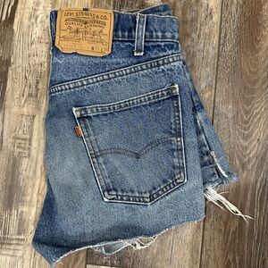 Levi's Blue Jean Shorts